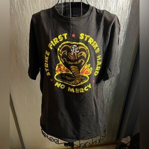 Kids Black Cobra Kai Graphic T-Shirt